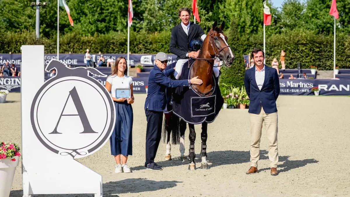 Kevin Staut a remporté le challenge des haras d’Authuit.