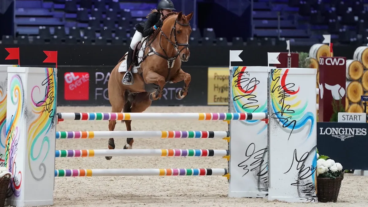 Laure et Navayo lors de l'étape du JPT de Lyon, la semaine dernière. 