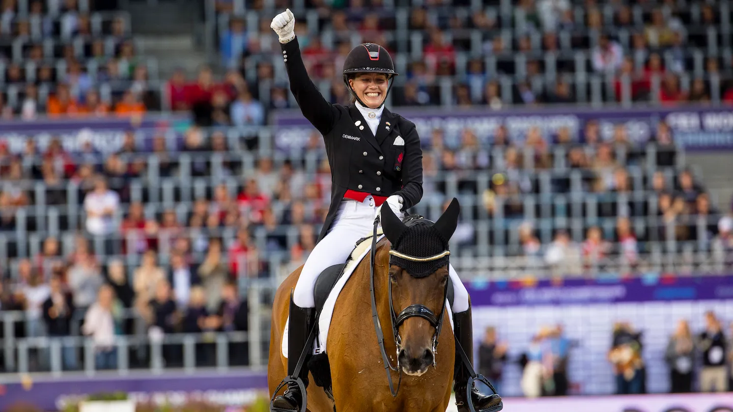 En or par équipes hier, Cathrine Laudrup-Dufour s'est parée d’argent dans le Spécial ce soir. 