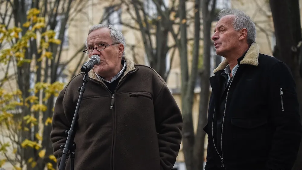 Le président de la FFE, Serge Lecomte, était présent lors de cette manifestation, avant de se rendre au ministère de l'Économie et des Finances à Bercy.