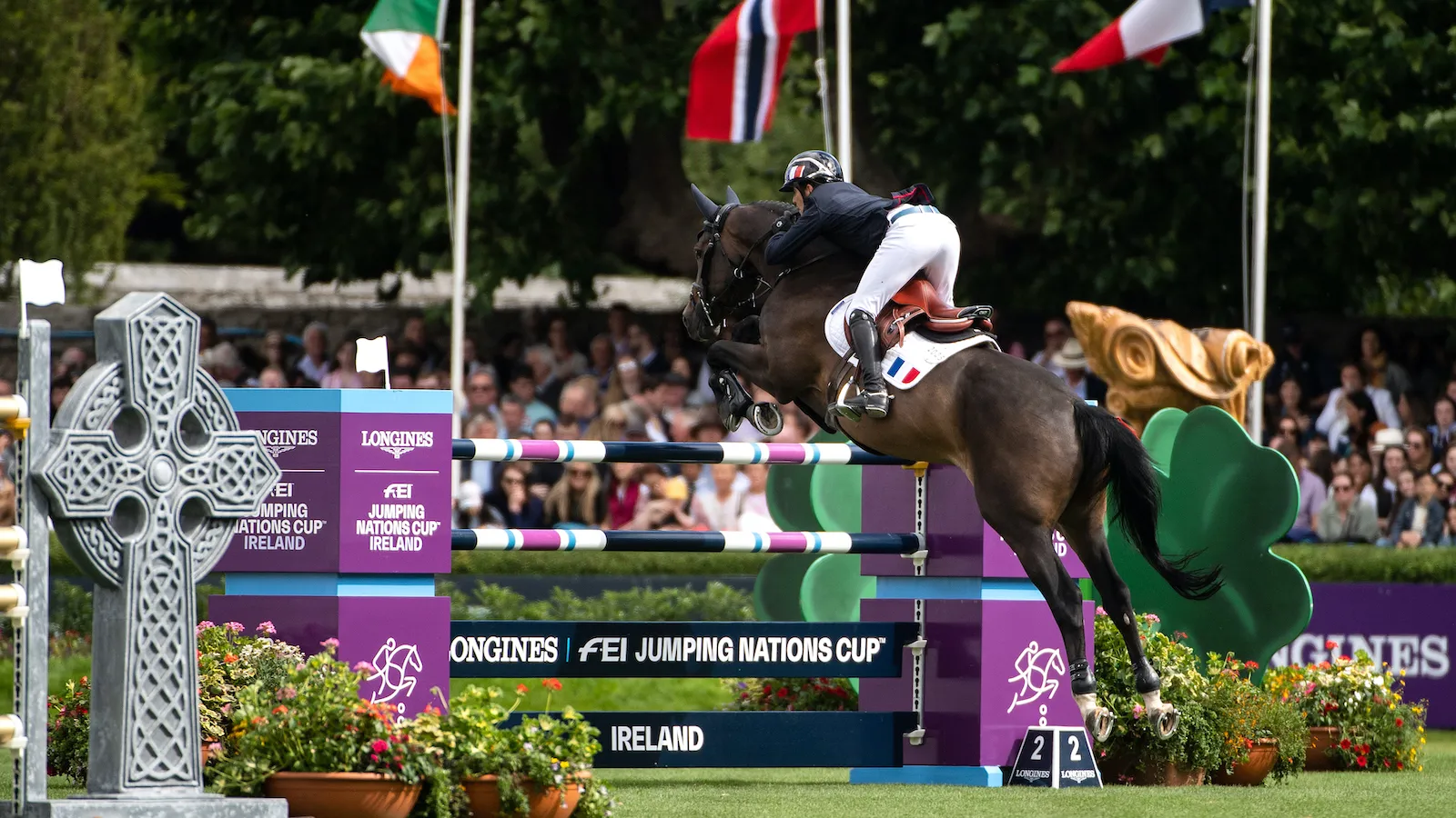 Très réguliers cette saison, Marc Dilasser et Arioto du Gèvres ont offert un triple sans-faute à l'équipe de France cet après-midi!