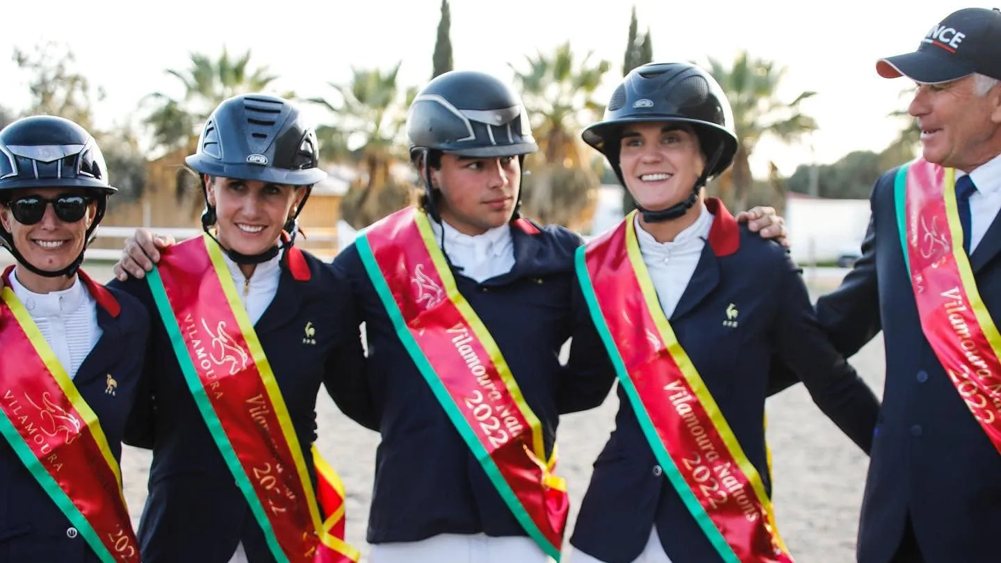 Juliette Faligot, Maelle Martin, Jules Orsolini et Margaux Rocuet ; le quatuor gagnant d’Edouard Coupérie pour l'ultime Coupe des nations de l’année. 