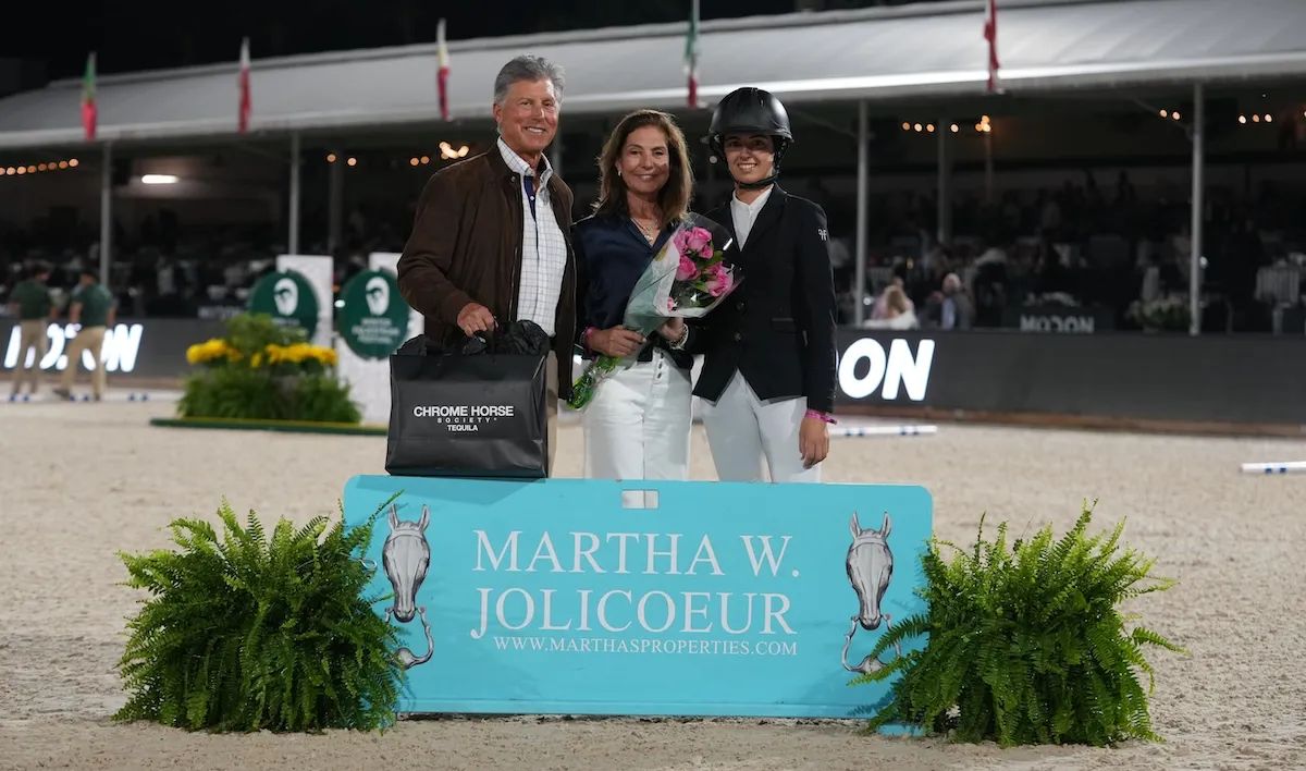 Grâce à la régularité de ses performances, Nina Mallevaey a reçu le Lady Rider Award.