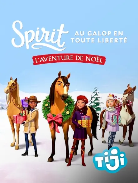 Affiche de Spirit: Au galop en toute liberté, l'aventure de Noël.