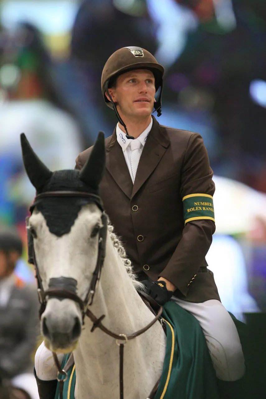 Kevin Staut et Silvana de Hus à la remise des prix.