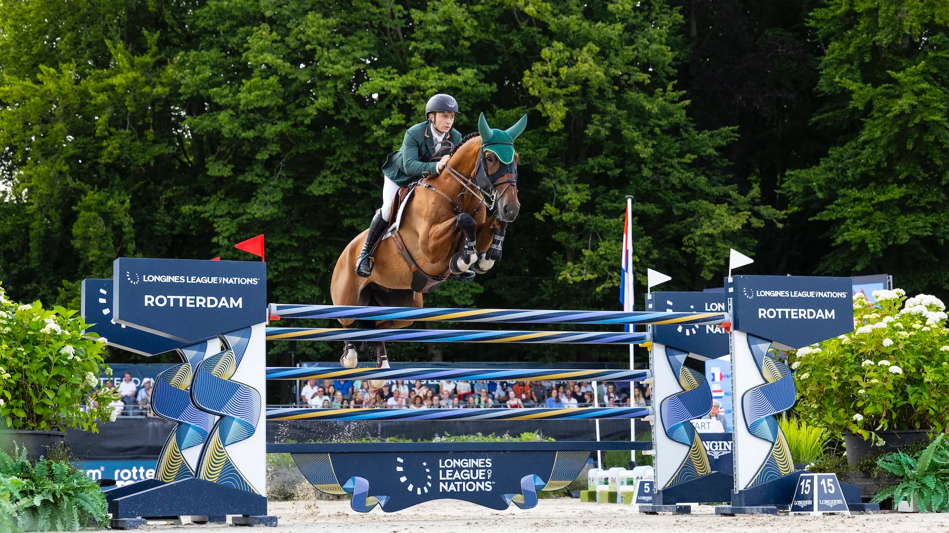 Avec une seule faute en première manche aujourd’hui, Seamus Hughes Kennedy et ESI Rocky font indiscutablement partie des révélations de l’année.
