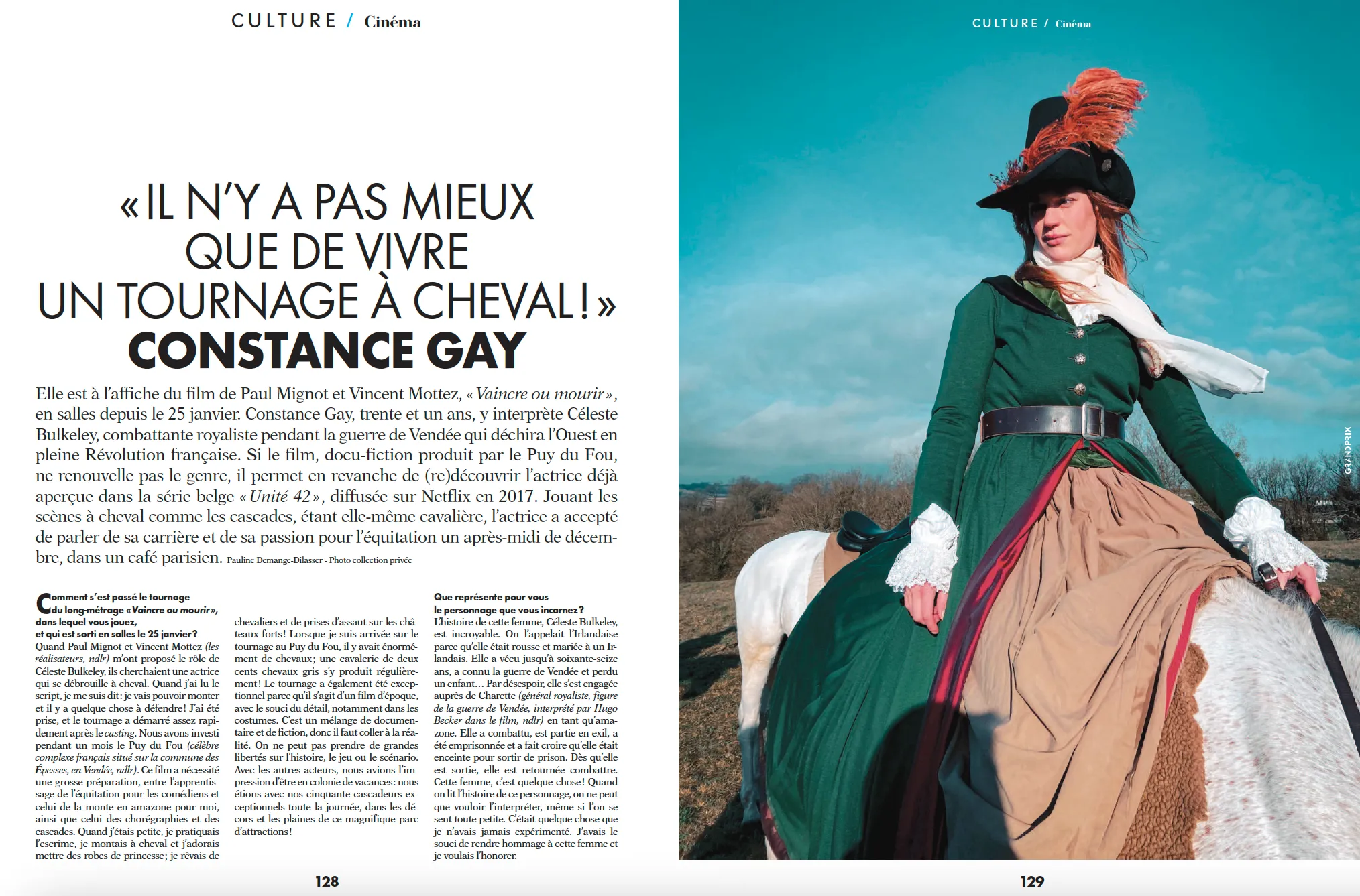 Extrait de l'article sur Constance Gay.