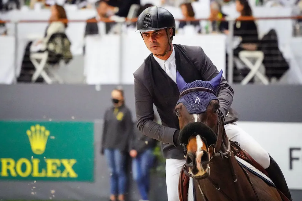 Avec Carlito's Way 6, Rodrigo Pessoa est parvenu à arracher sa qualification pour le Grand Prix Rolex.