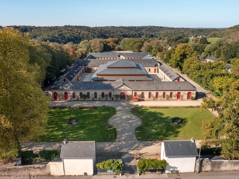 Visite au Haras National d'Hennebont.