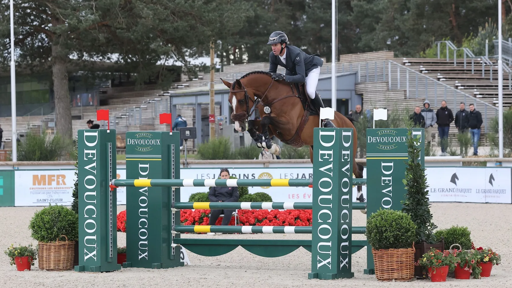 Grâce à un cross et un hippique impeccables, Thomas Carlile et Darmagnac de Béliard ont pris la deuxième place au CCI 3*-S de Fontainebleau. 