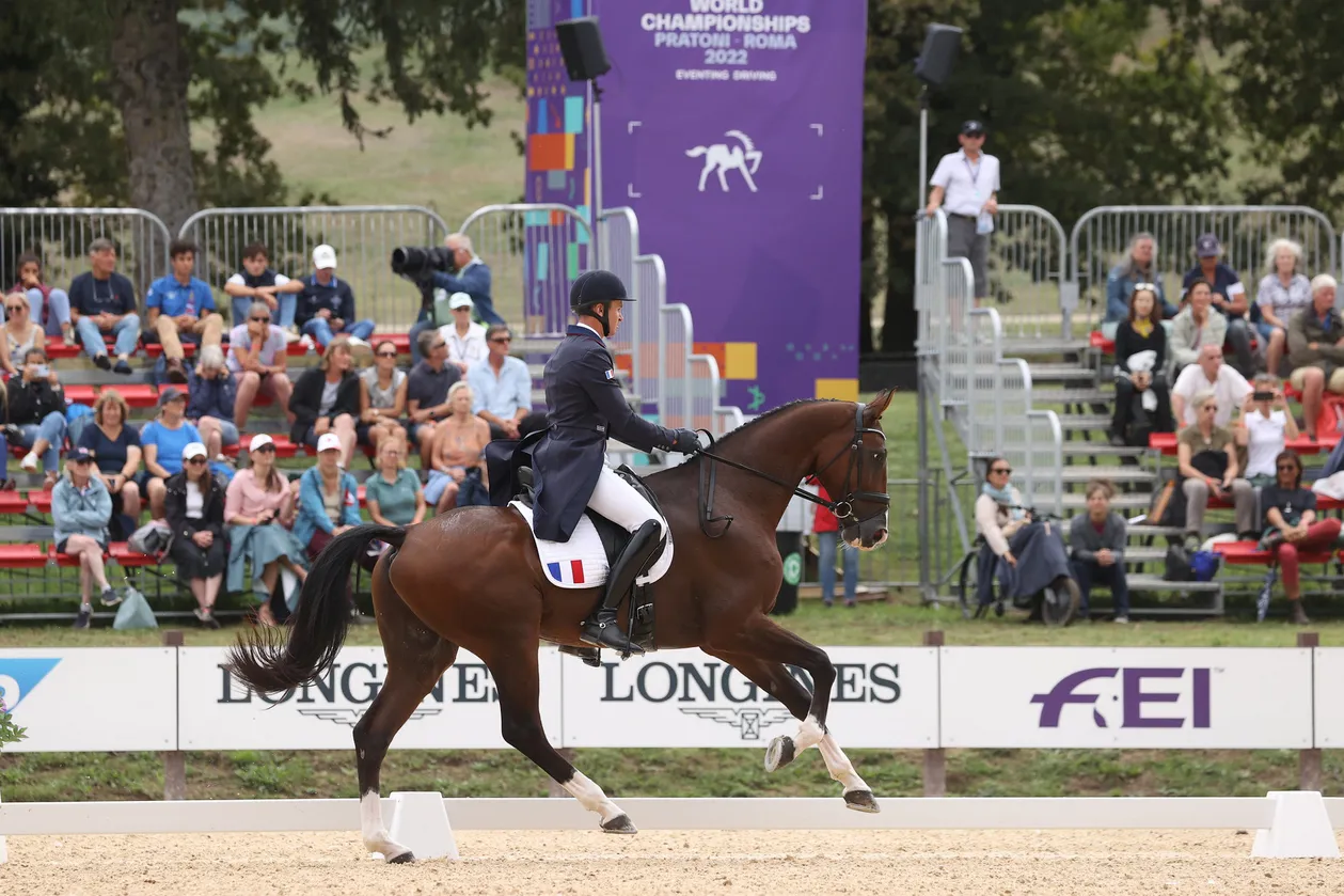 Thomas Carlile a réalisé une très belle reprise avec Darmagnac de Béliard.