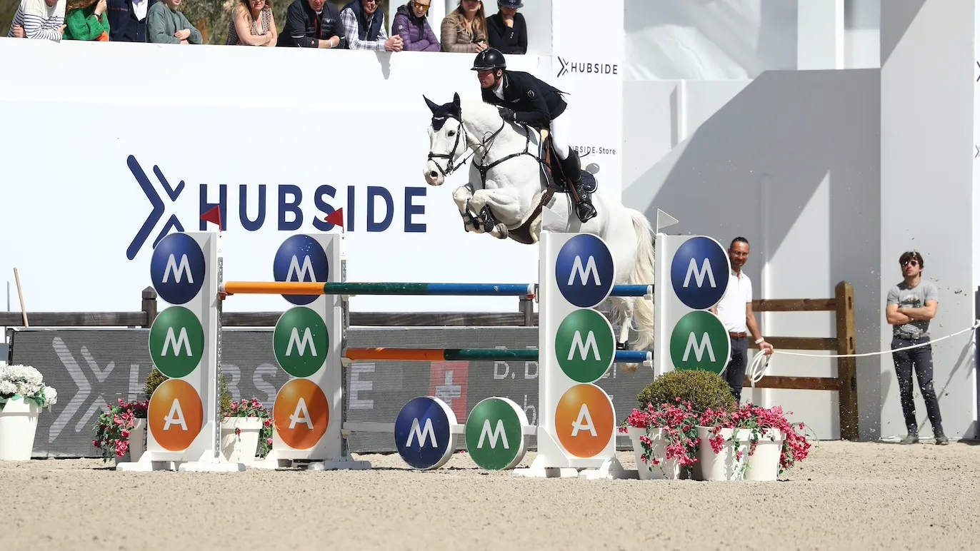 Bryan Balsiger, vainqueur du Grand Prix du CSI 2* avec Urbanus Z.