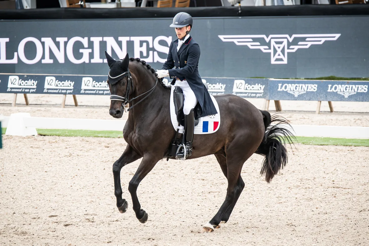 Corentin Pottier et Gotilas du Feuillard sont arrivés en tête du sondage de dressage d'une très, très courte tête