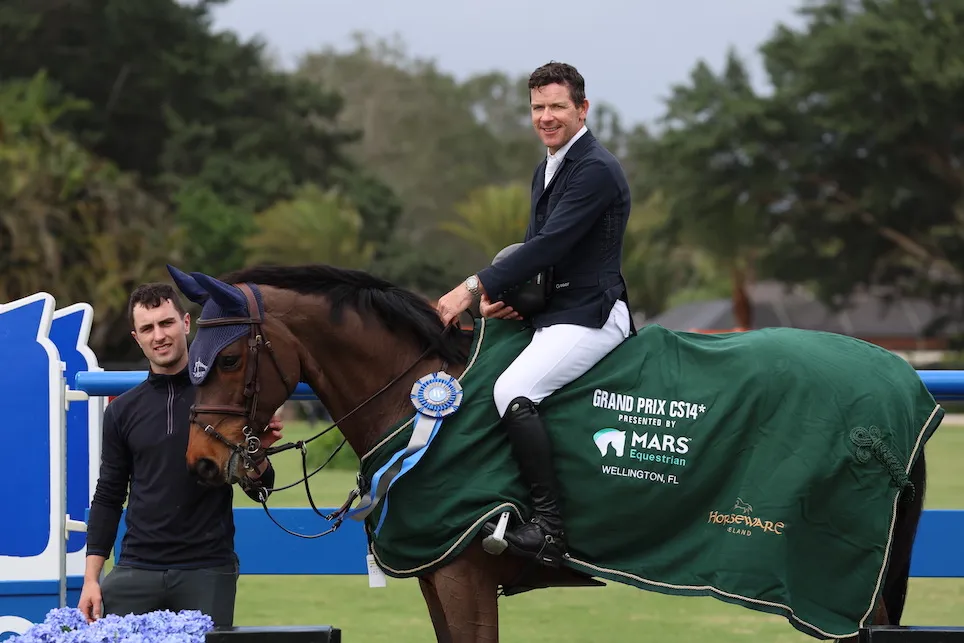 Conor Swail et Count Me In à la remise des prix.