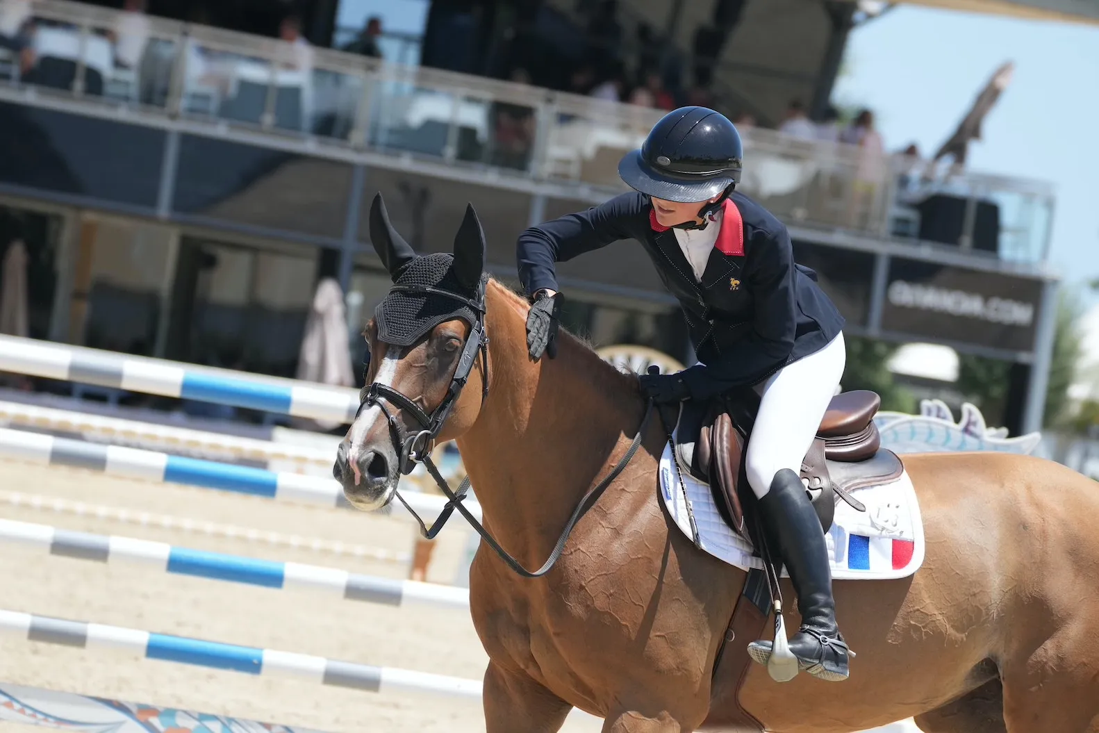 Eden Leprevost Blin-Lebreton et Bodega Semilly, quinzièmes de ce championnat d'Europe.