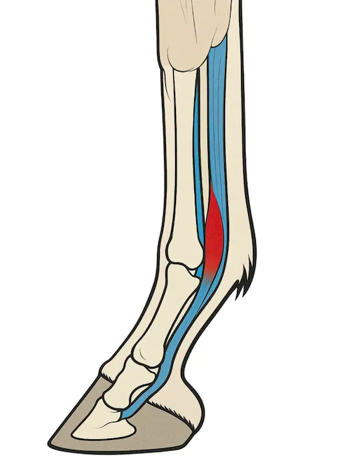 La tendinite est causée par l’inflammation d’un tendon.