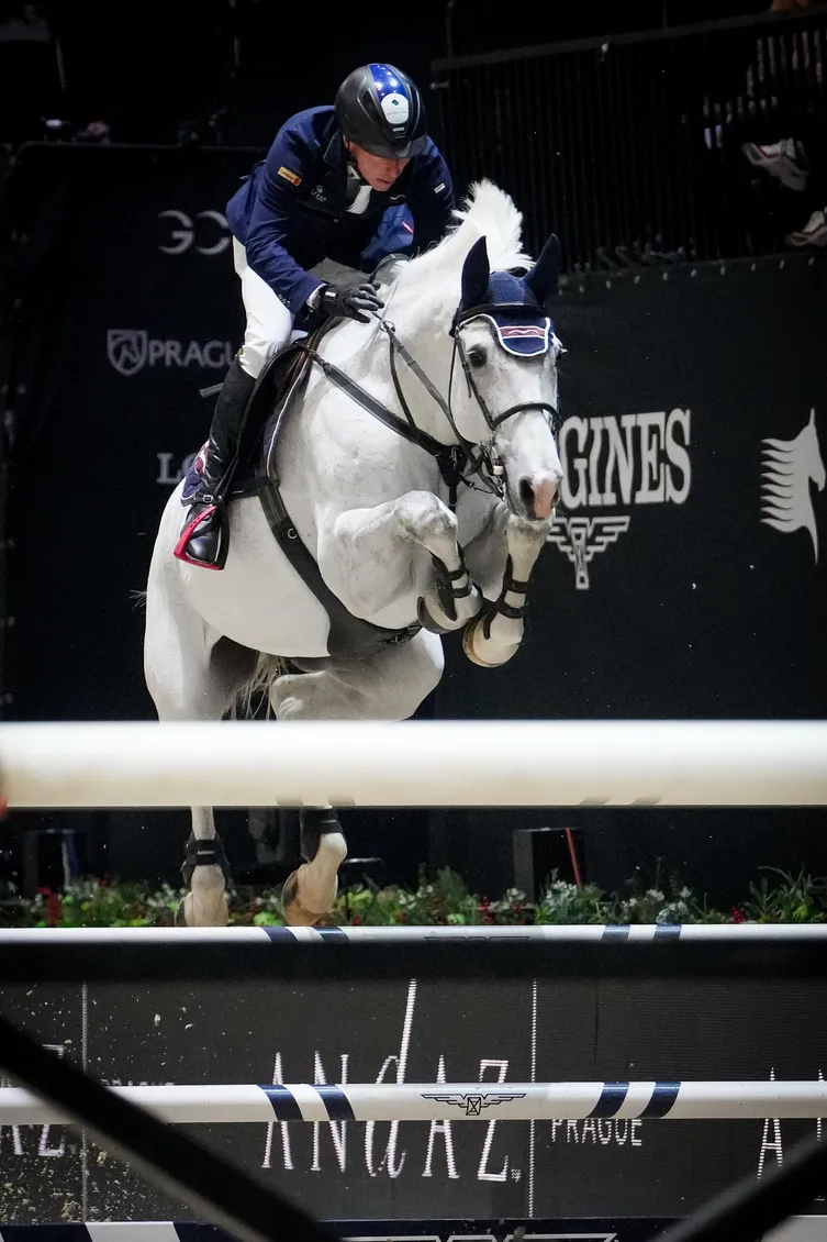 Ici à Prague, Cous Cous a frappé fort pour sa première épreuve à 1,60m.
