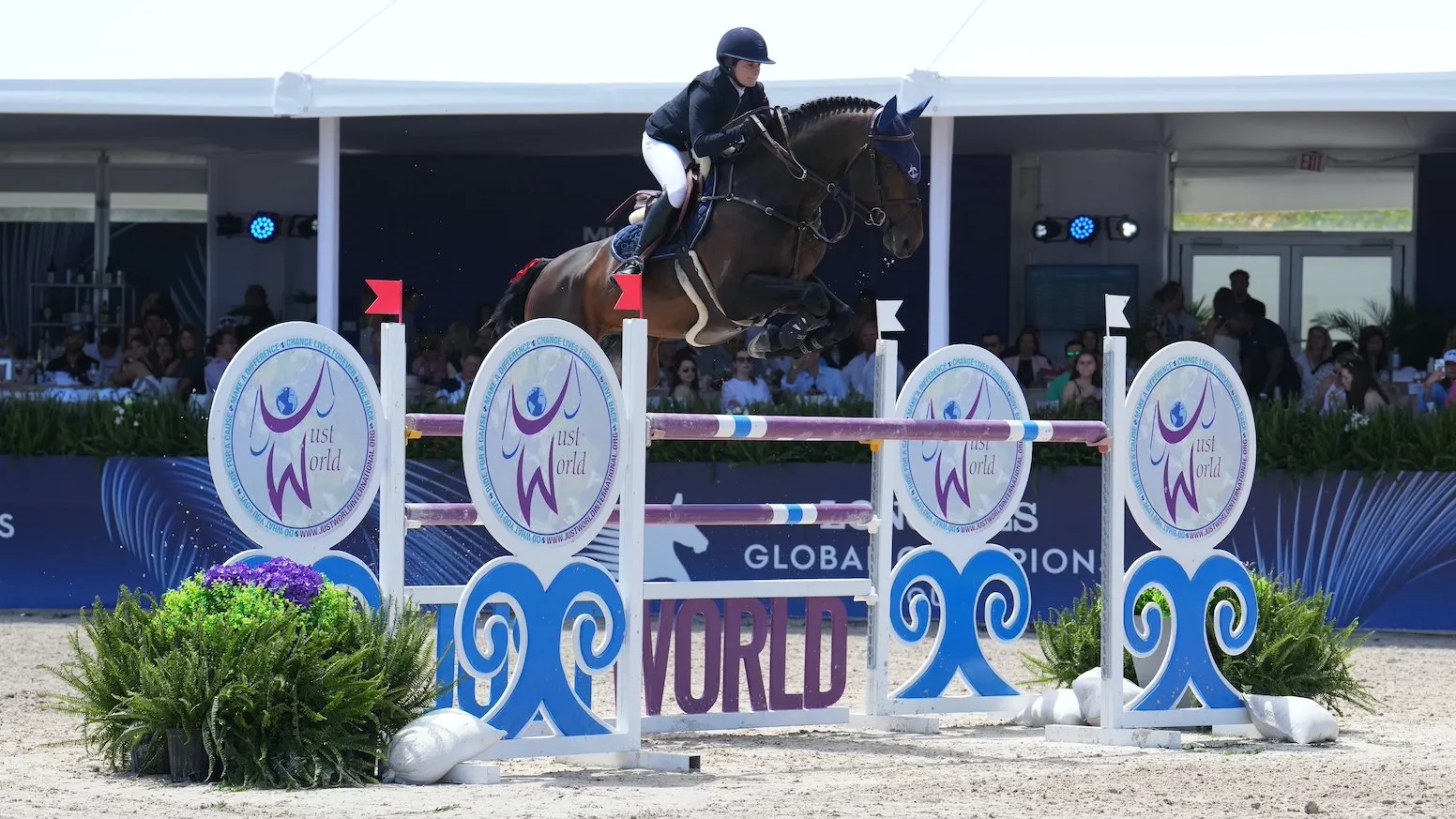 Avec son superbe Vannan, Jeanne Sadran a réalisé une belle performance.