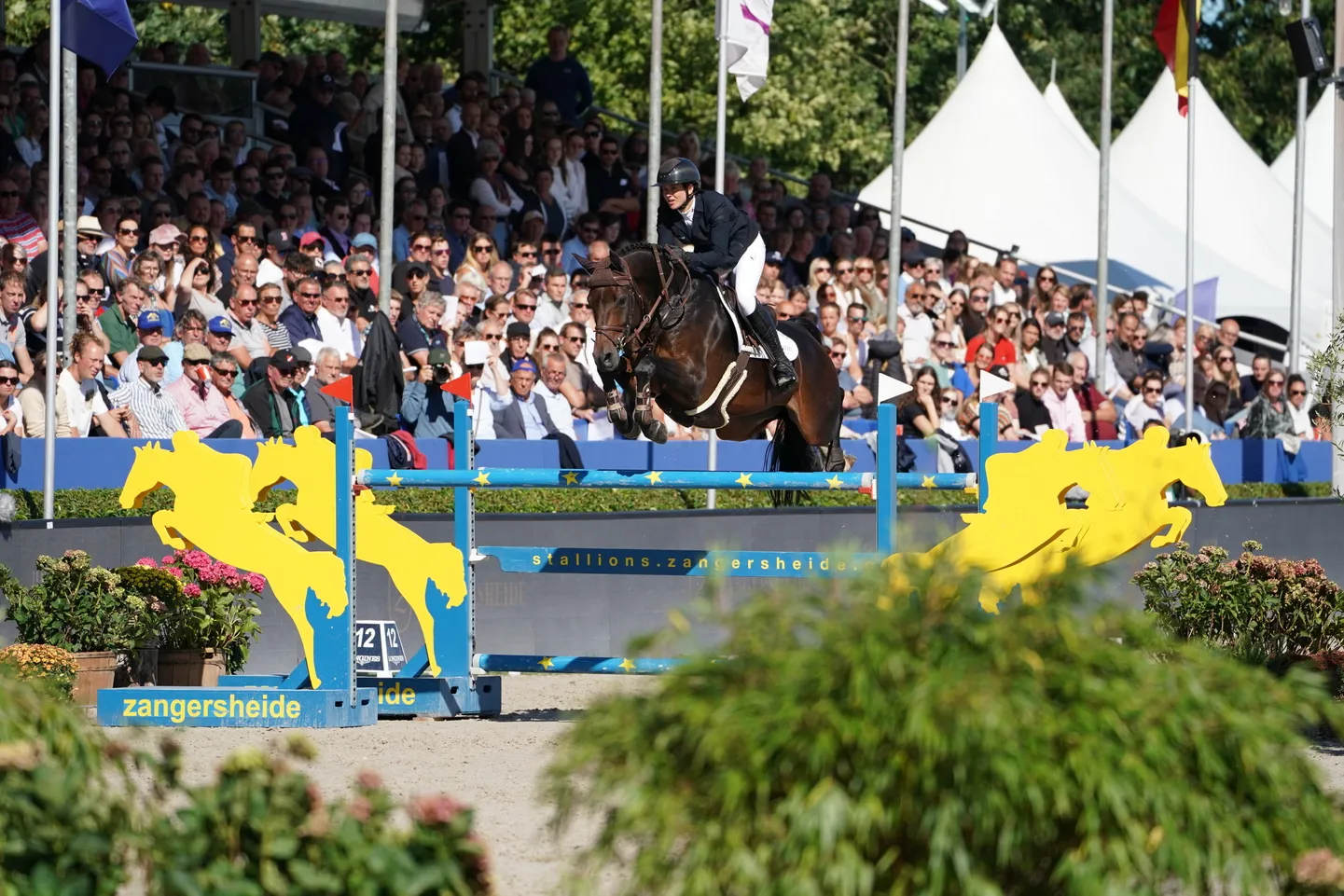 Katrin Eckermann a mené Cascajall à la victoire chez les six ans