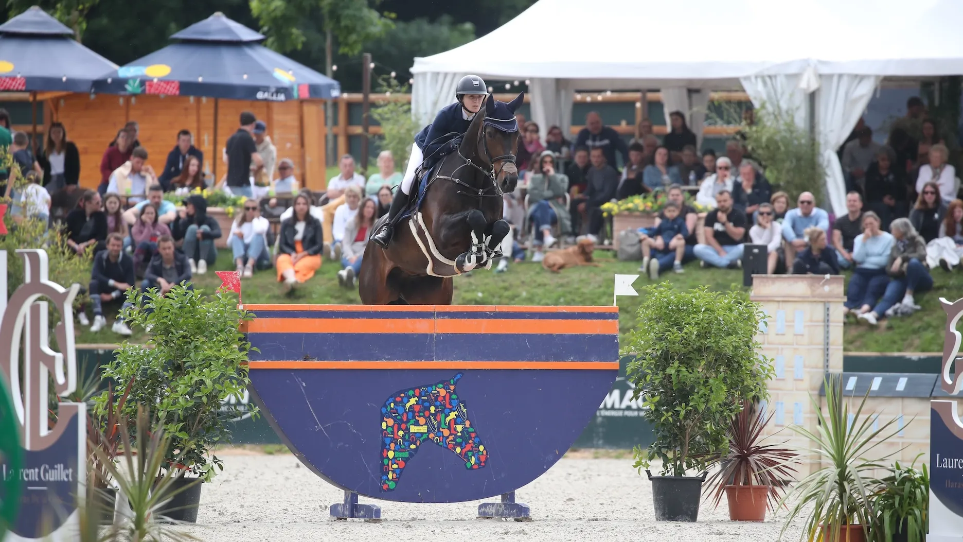 Pia Reich, troisième de l’épreuve face à de grands noms. 