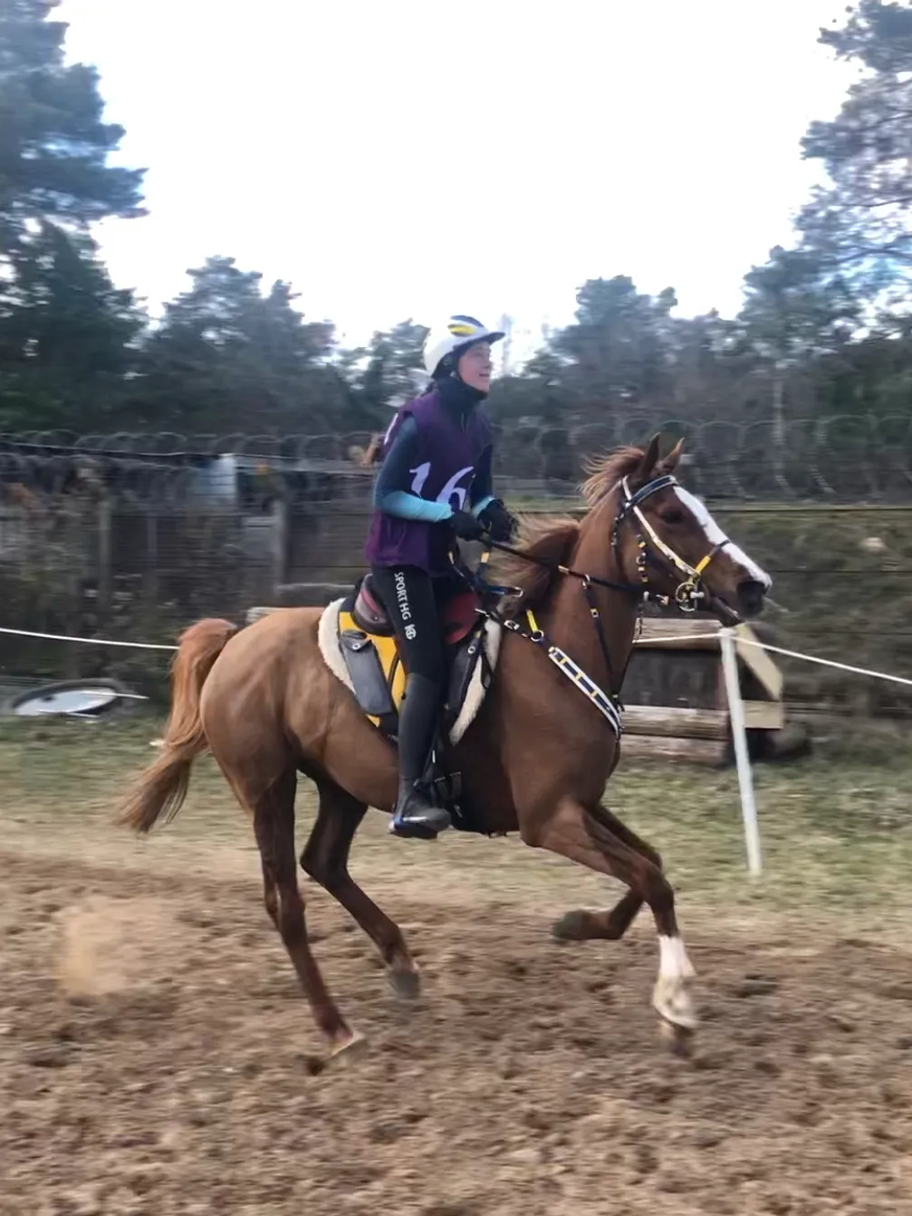 Lisa Riou et Aulne Dalhia franchissant la ligne d’arrivée des 140km. 
