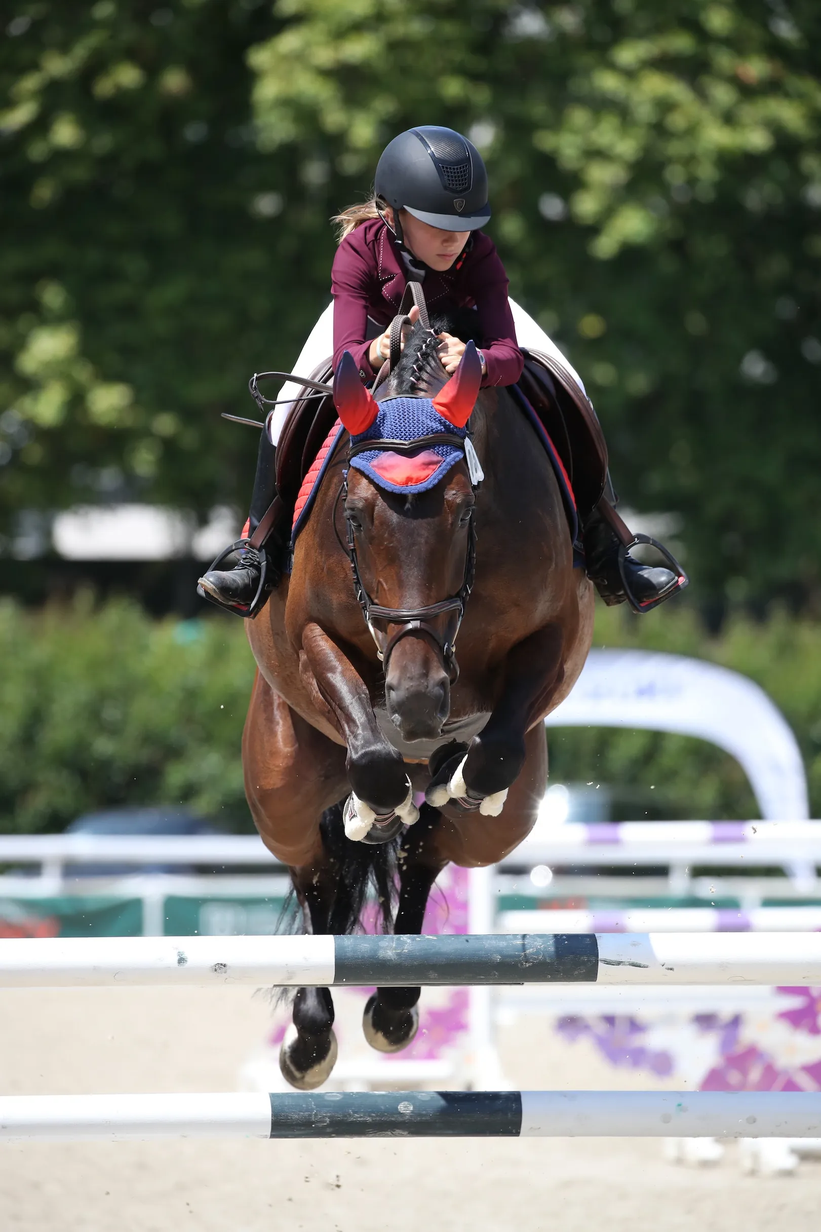 Mélina Bouillot et Eolia d'Albain au CSI2* de Vichy