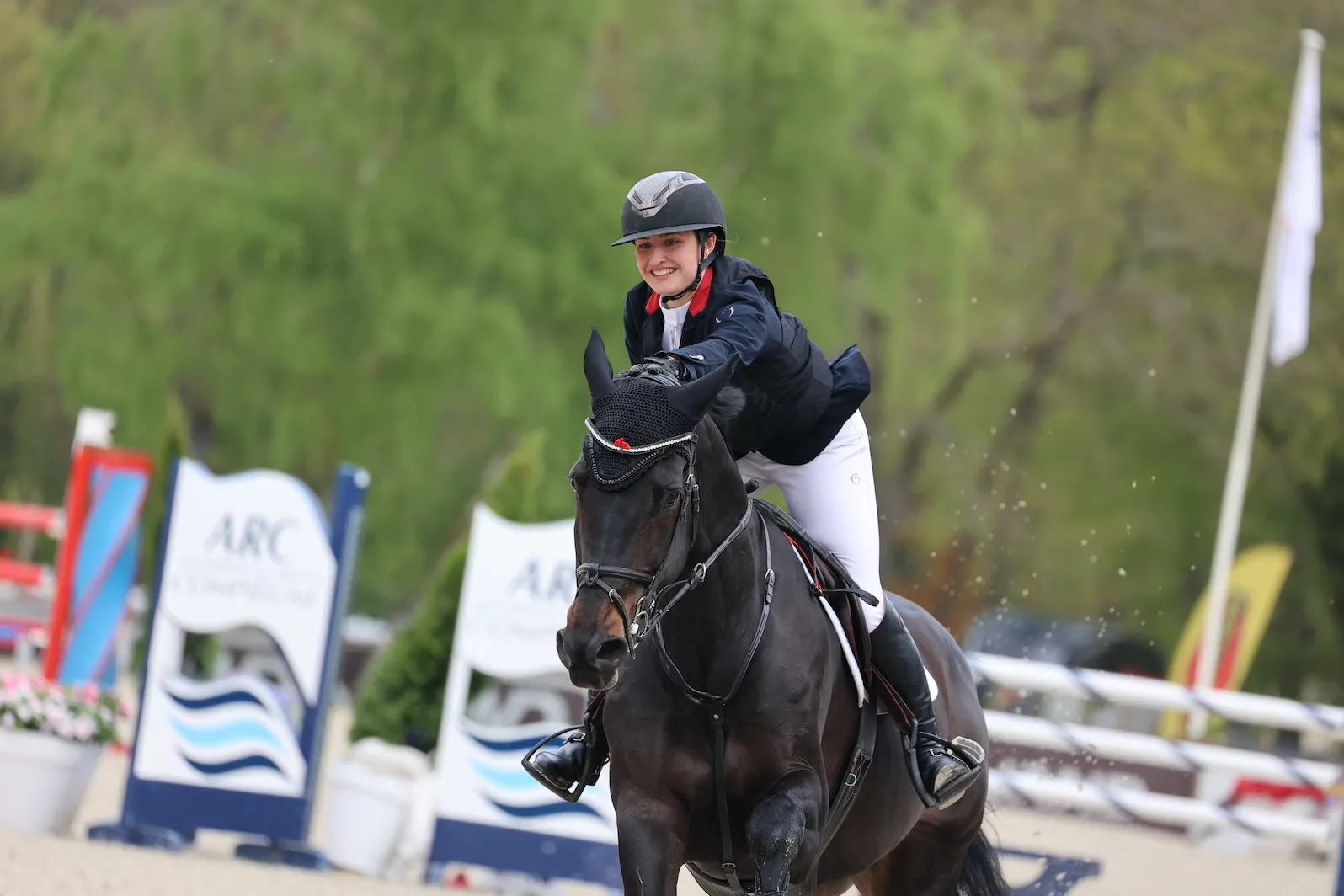 Caresse de fin de parcours pour Chacelle après son superbe barrage.