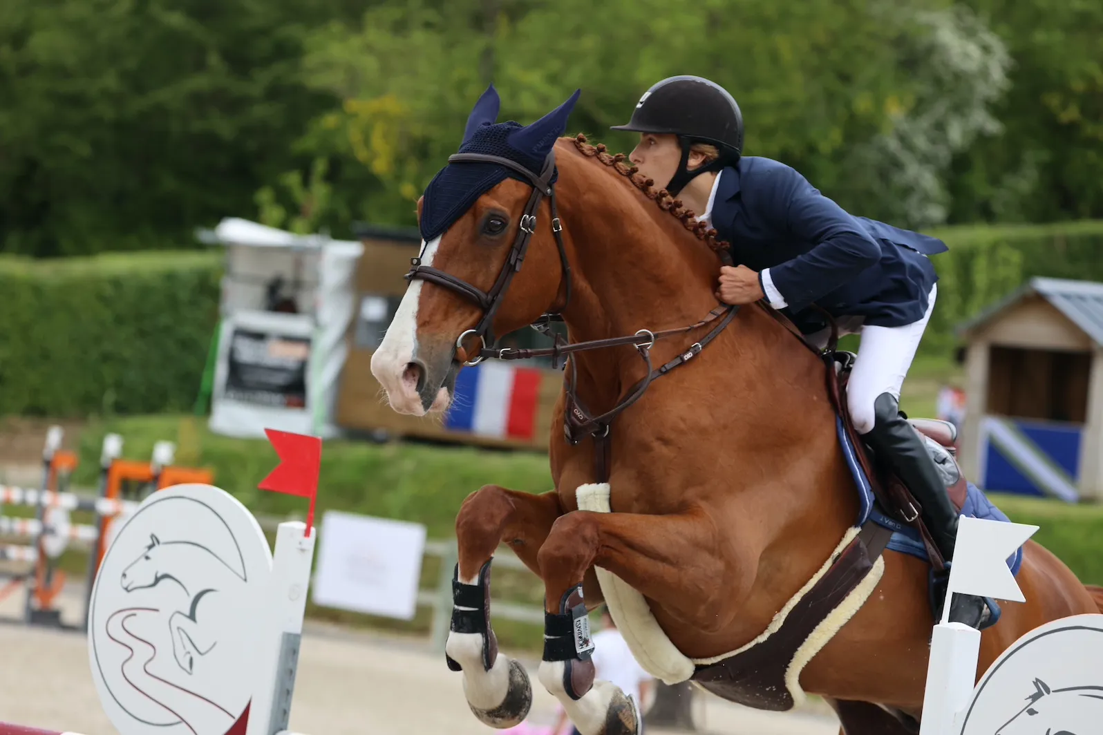 Milan Saint-Jean a signé l'un des huit parcours parfaits de la première manche du championnat Juniors. 