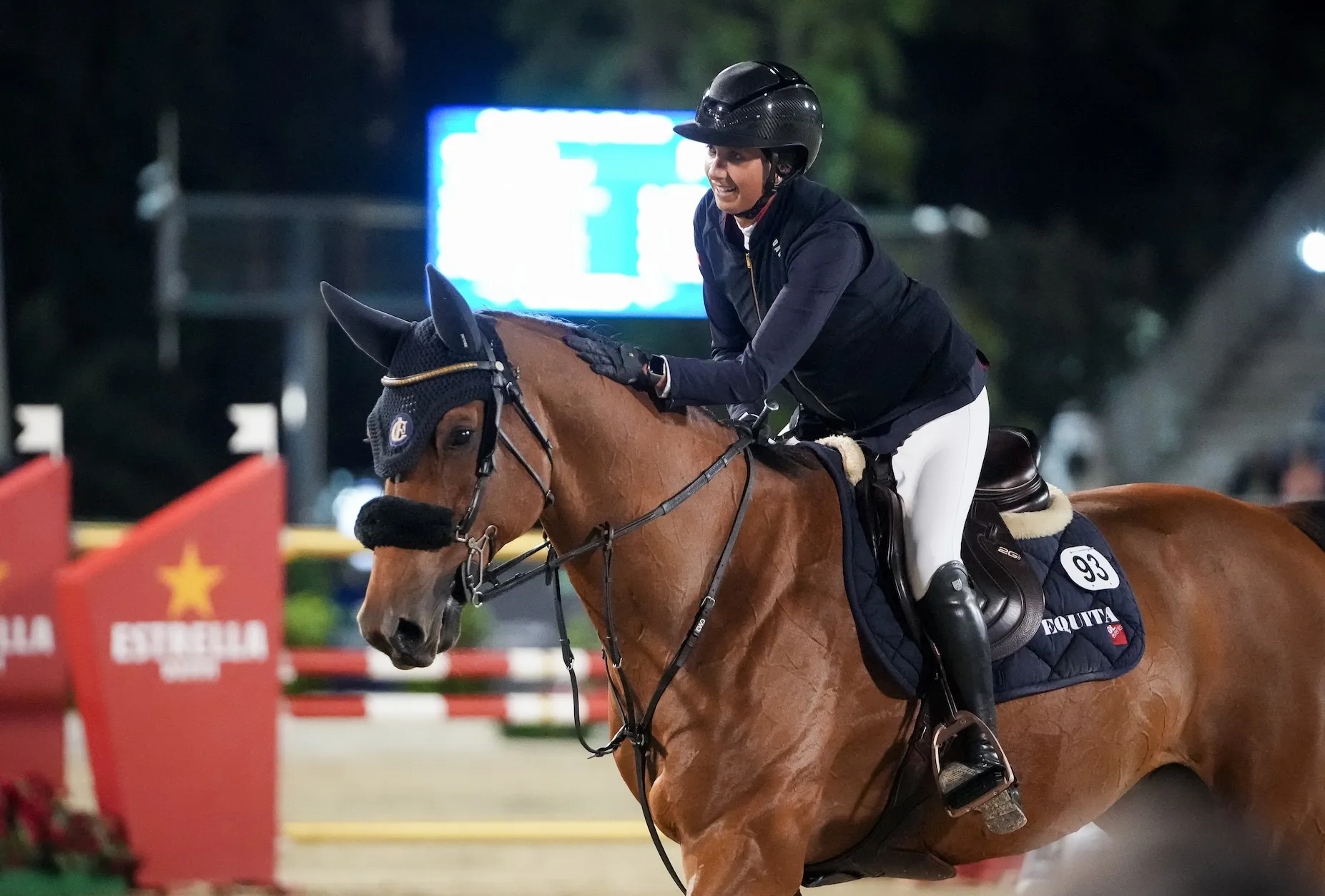 Mégane Moissonnier et Crooner Tame se montrent de plus en plus réguliers sur des barres à 1,60m. 