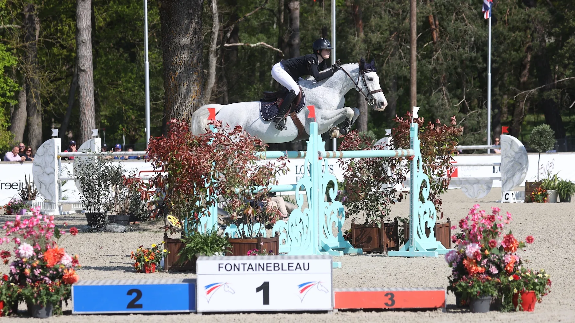 Évoluant elle aussi pour la première année en Jeunes Cavaliers, Capucine Prudhomme s’est hissée sur le podium aujourd’hui. 