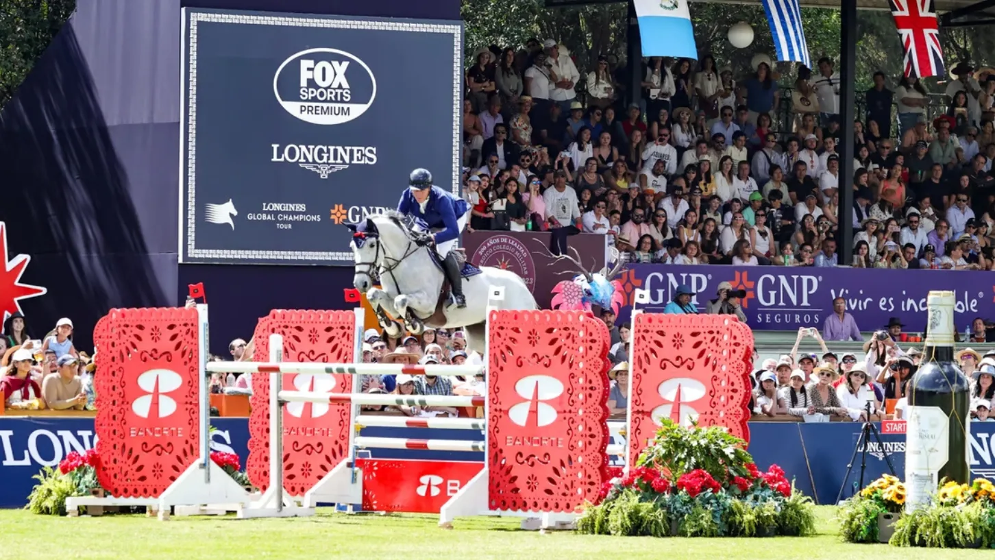 David Will et My Prins van Dorperheide au Longines Global Champions Tour, à Mexico