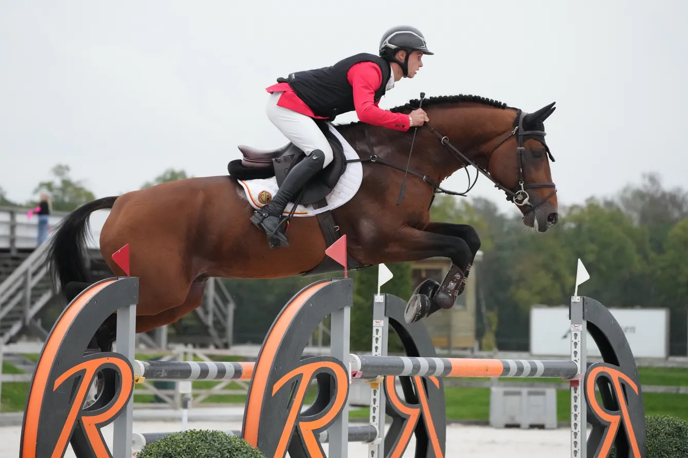 Ouvreur pour les Belges, Sacha Beghuin a écopé de quatre points en première manche mais a réalisé un sans-faute au barrage.
