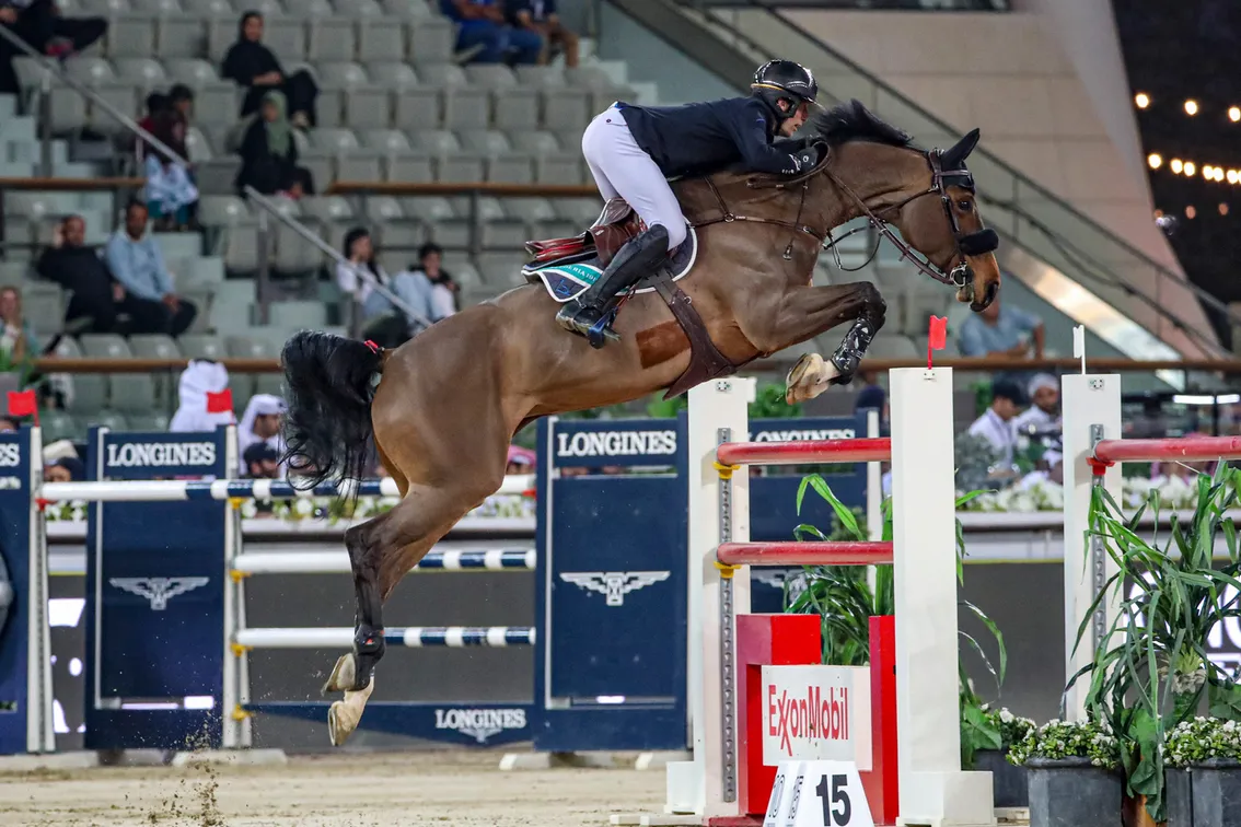 Kevin Staut et Dialou Blue PS se sont classés troisièmes, ce soir à Doha.