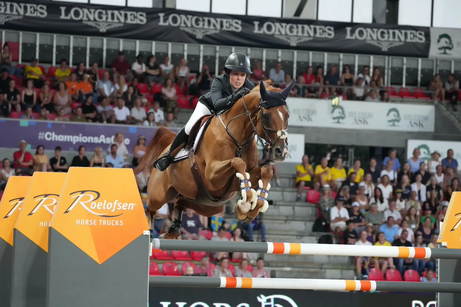 Sublime deuxième place de Victoria Gulliksen et son Equine America Papa Roach cet après-midi.