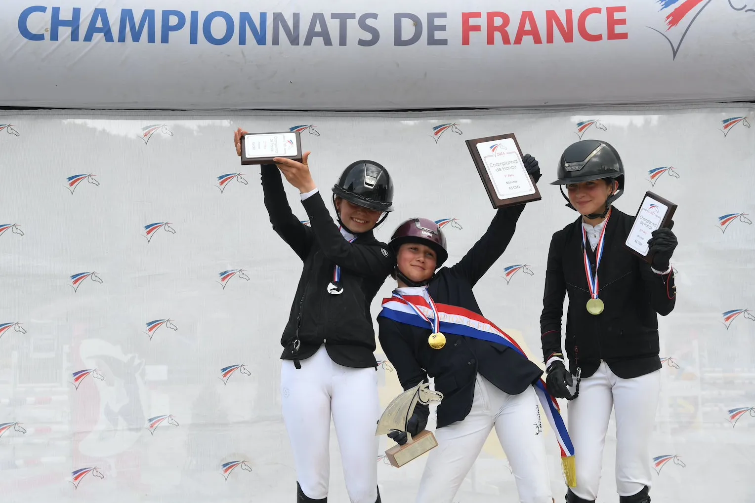 Un beau podium dans ce championnat des As Minimes!
