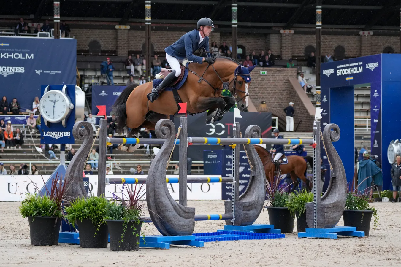 Ben Maher et Point Break sont ici au CSI 5* de Stockholm, lors de la dernière sortie du bai