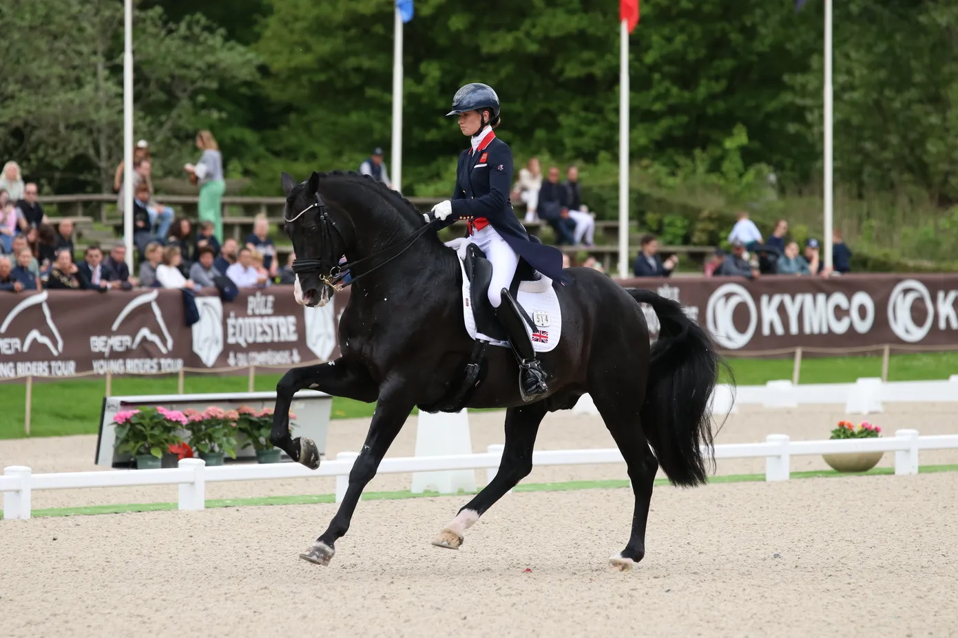 La double championne du monde individuelle Charlotte Fry a dû s'avouer vaincue aujourd'hui