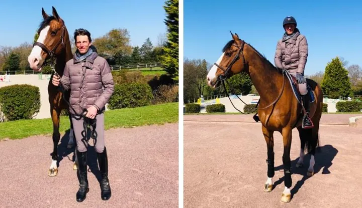 Kevin Staut a accueilli Cheppetta dans ses écuries.
