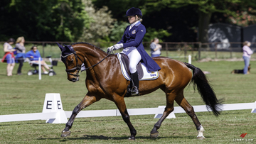 Jonna Britse rides Quattrino during the dressage for the CCI-SO4*,