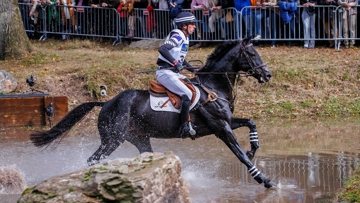 Tim Price et Happy Boy sur le cross hier
