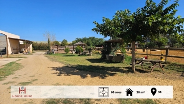 À vendre: belle propriété équestre située entre Nîmes et Montpellier