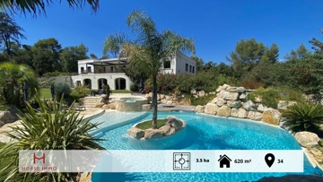 À vendre : splendide villa contemporaine en pleine nature à vingt-cinq minutes de Montpellier