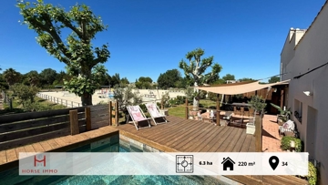 À vendre : rare domaine équestre de six hectares aux portes de Montpellier