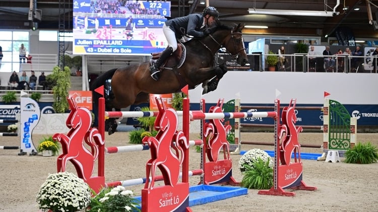 Après Dubaï de Cèdre l’an passé, c’est Dubaï de Soie que Julien Épaillard a mené à la victoire à Saint-Lô ce vendredi