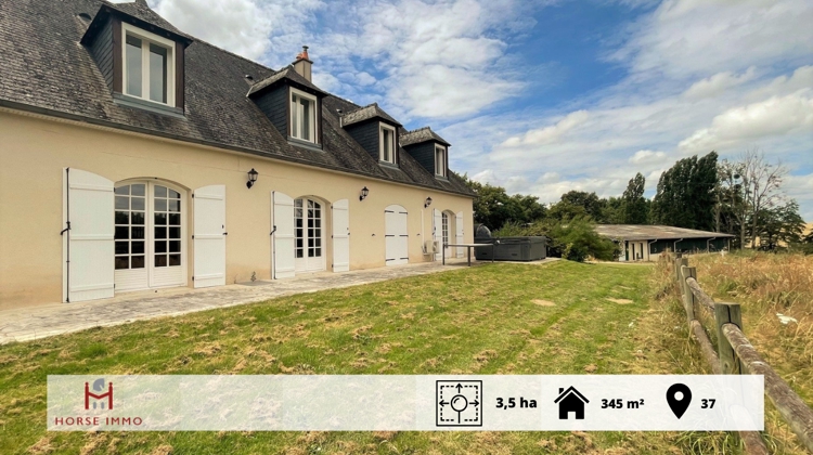 À vendre: propriété équestre située au nord de Tours