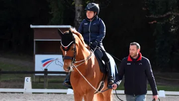 Alexia Pittier a encore montré de belles choses aux rênes de son champion d’Europe Sultan 768.