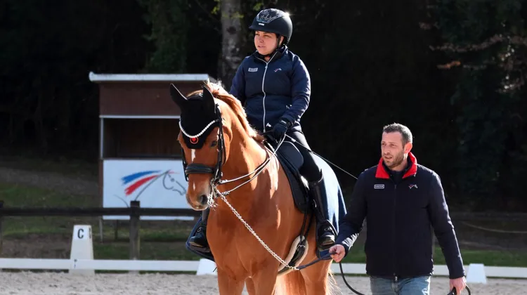 Alexia Pittier a encore montré de belles choses aux rênes de son champion d’Europe Sultan 768.