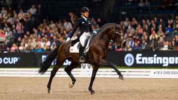 Ingrid Klimke et Franziskus ont remporté la plus belle victoire de leur carrière, ce soir à Stuttgart