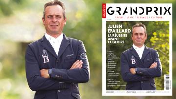 Julien Épaillard fait la couverture du dernier numéro du magazine GRANDPRIX.