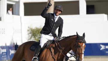 Julien Anquetin et Blood Diamond du Pont, auteurs d'une nouvelle victoire à Grimaud. 